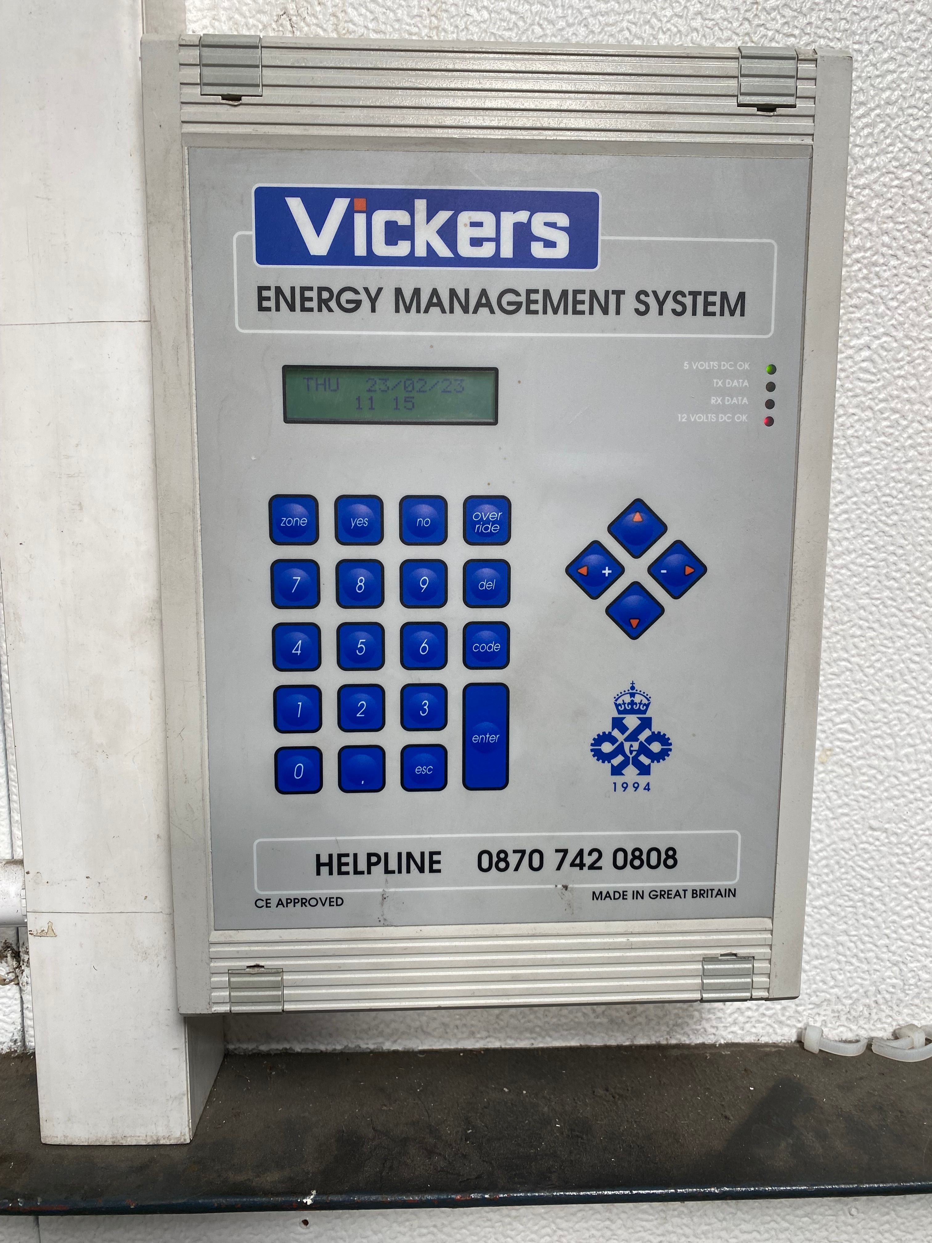 HeatingSave replaces old Vickers BMS