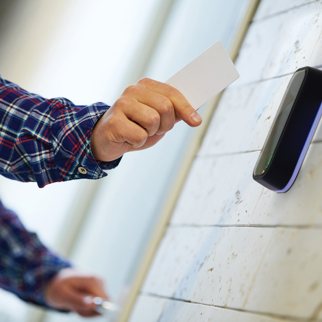 Control Access with HeatingSave smart card scanners