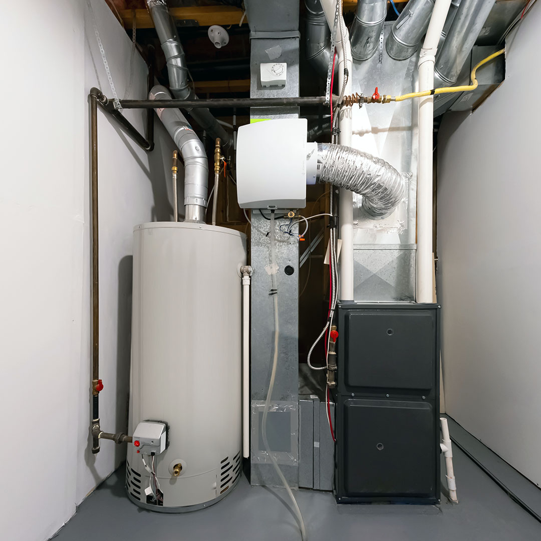 A boiler using a heatingSave system